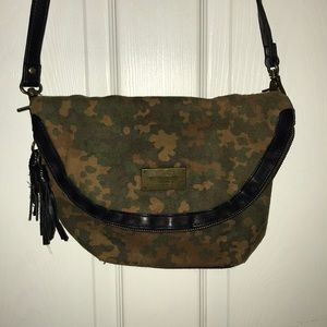 Obey camo cross body bag